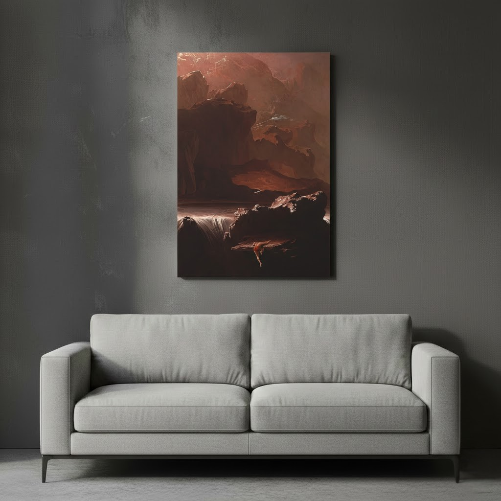 Sadak in Search of Water - John Martin (1812) | Canvas Print