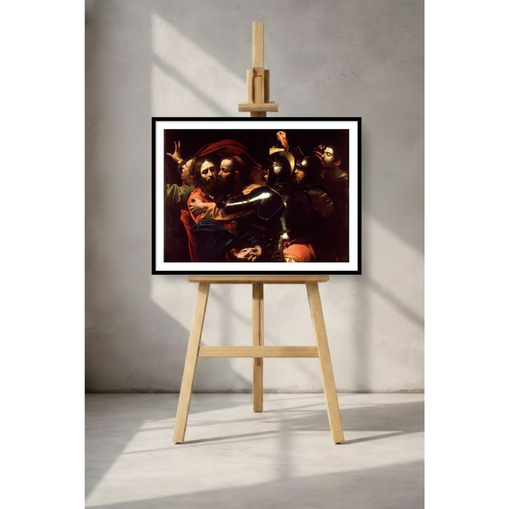 The Taking of Christ - Caravaggio (1602) | Archival Framed Giclée Print