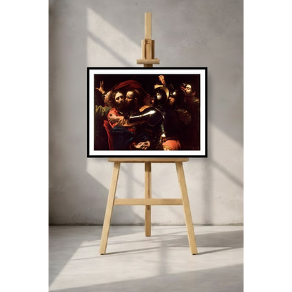 The Taking of Christ - Caravaggio (1602) | Archival Framed Giclée Print