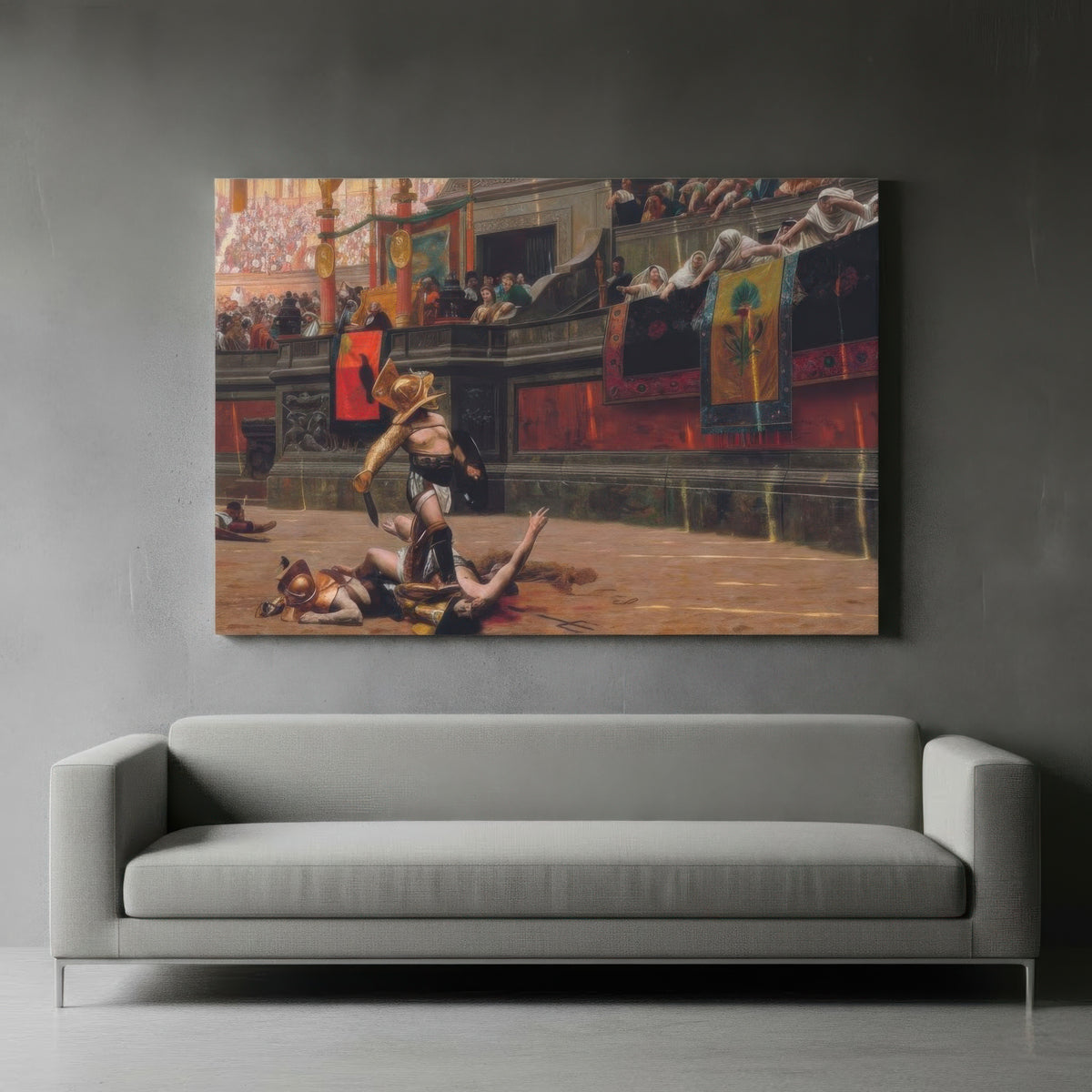Pollice Verso - Jean Leon Gerome (1872) | Canvas Print