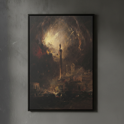 The Last Days of Pompeii – James Hamilton (1864) | Framed Canvas