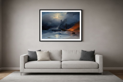 The Tempest – Ivan Aivazovsky (1855) | Archival Framed Giclée Print