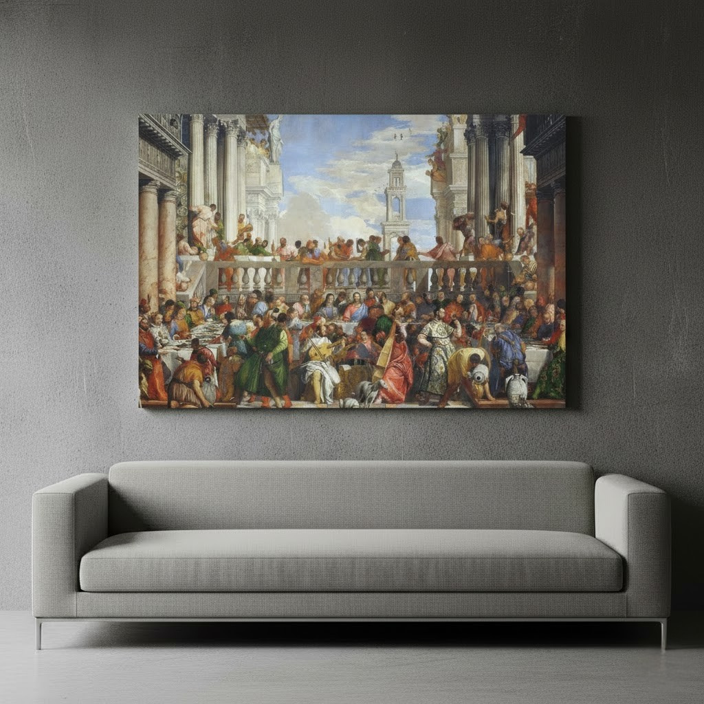 The Wedding at Cana - Paolo Veronese (1563) | Canvas Print