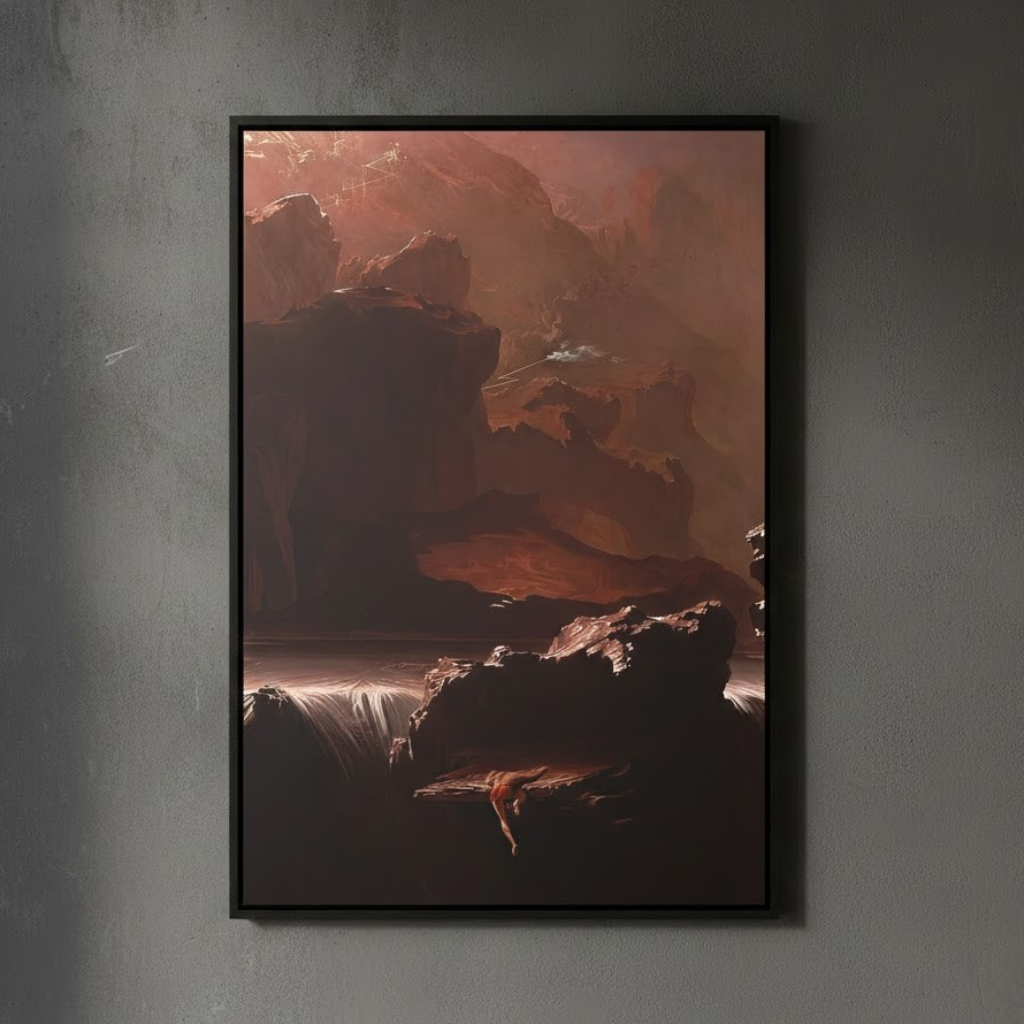 Sadak in Search of Water - John Martin (1812) | Framed Canvas