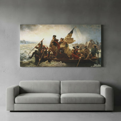 Washington Crossing the Delaware – Emanuel Leutze (1851) | Canvas Print