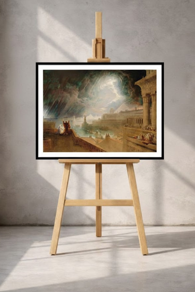 The Seventh Plague of Egypt - John Martin (1823) | Archival Framed Giclée Print