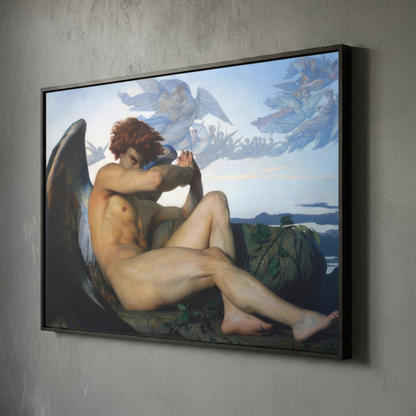 Fallen Angel - Alexandre Cabanel (1847) | Framed Canvas
