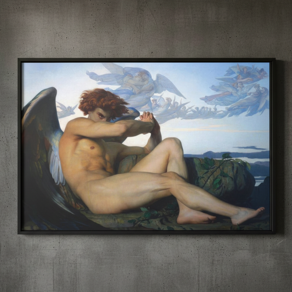 Fallen Angel - Alexandre Cabanel (1847) | Framed Canvas