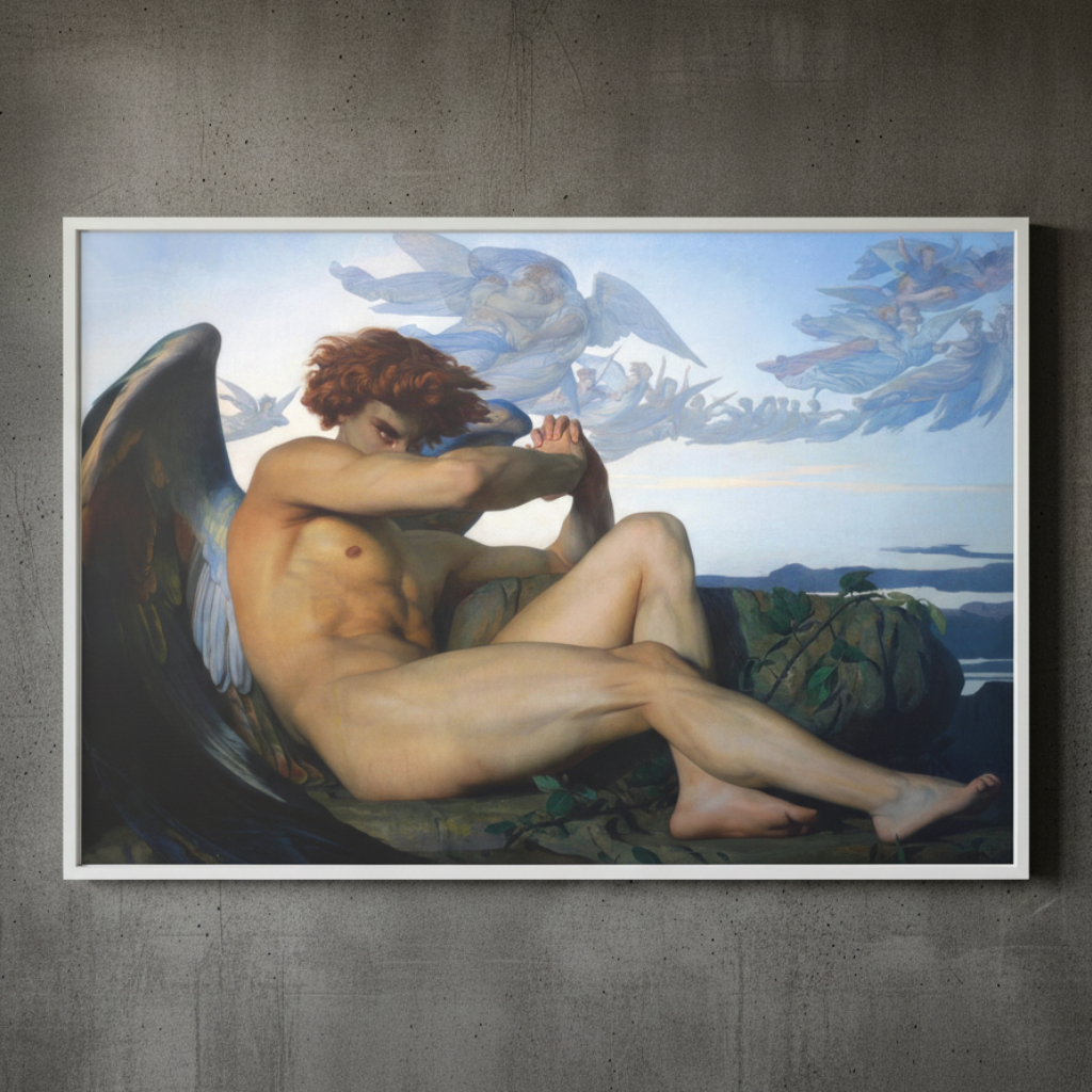 Fallen Angel - Alexandre Cabanel (1847) | Framed Canvas