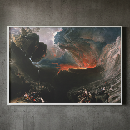 The Great Day of His Wrath – John Martin (1851) | Framed Canvas