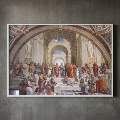 The School of Athens - Raphael (1511) | Framed Canvas