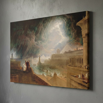 The Seventh Plague of Egypt - John Martin (1823) | Canvas Print