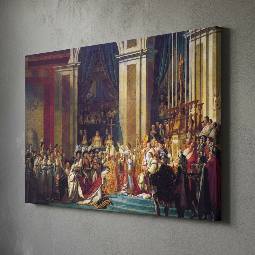 The Coronation of Napoleon - Jacques-Louis David (1807) | Canvas Print