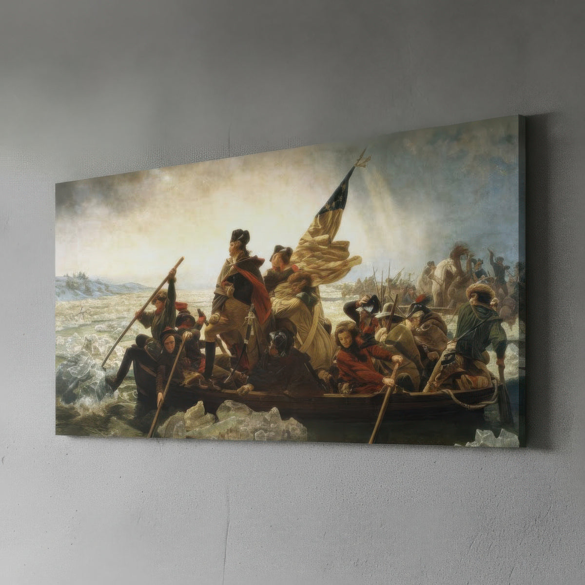 Washington Crossing the Delaware – Emanuel Leutze (1851) | Canvas Print