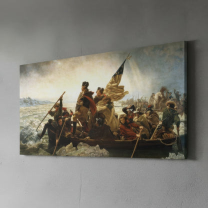 Washington Crossing the Delaware – Emanuel Leutze (1851) | Canvas Print