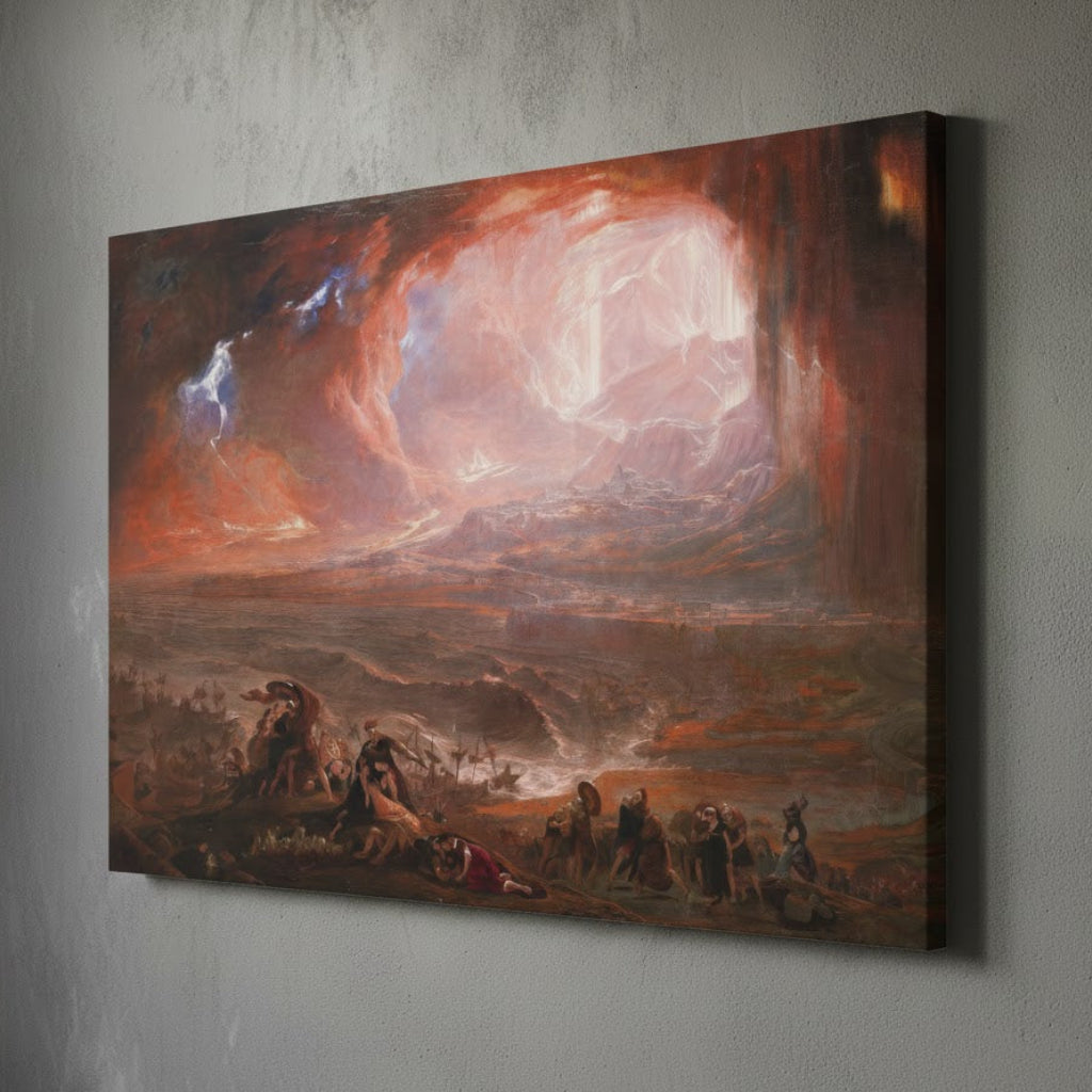 The Destruction of Pompeii and Herculaneum - John Martin (1822) | Canvas Print