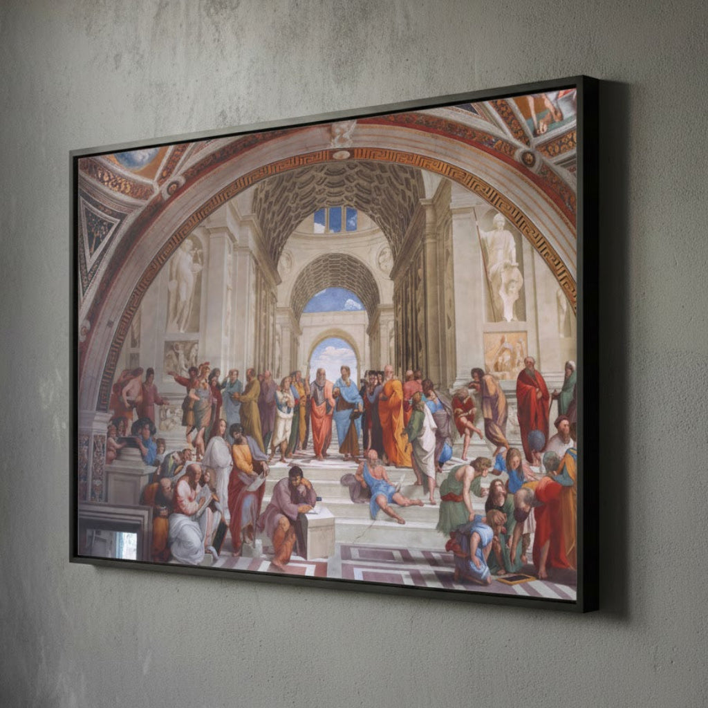 The School of Athens - Raphael (1511) | Framed Canvas