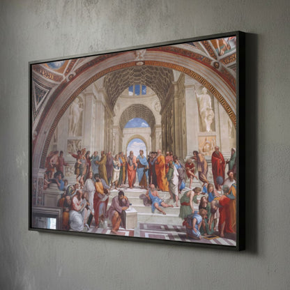 The School of Athens - Raphael (1511) | Framed Canvas
