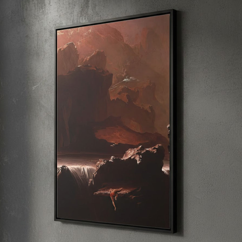 Sadak in Search of Water - John Martin (1812) | Framed Canvas