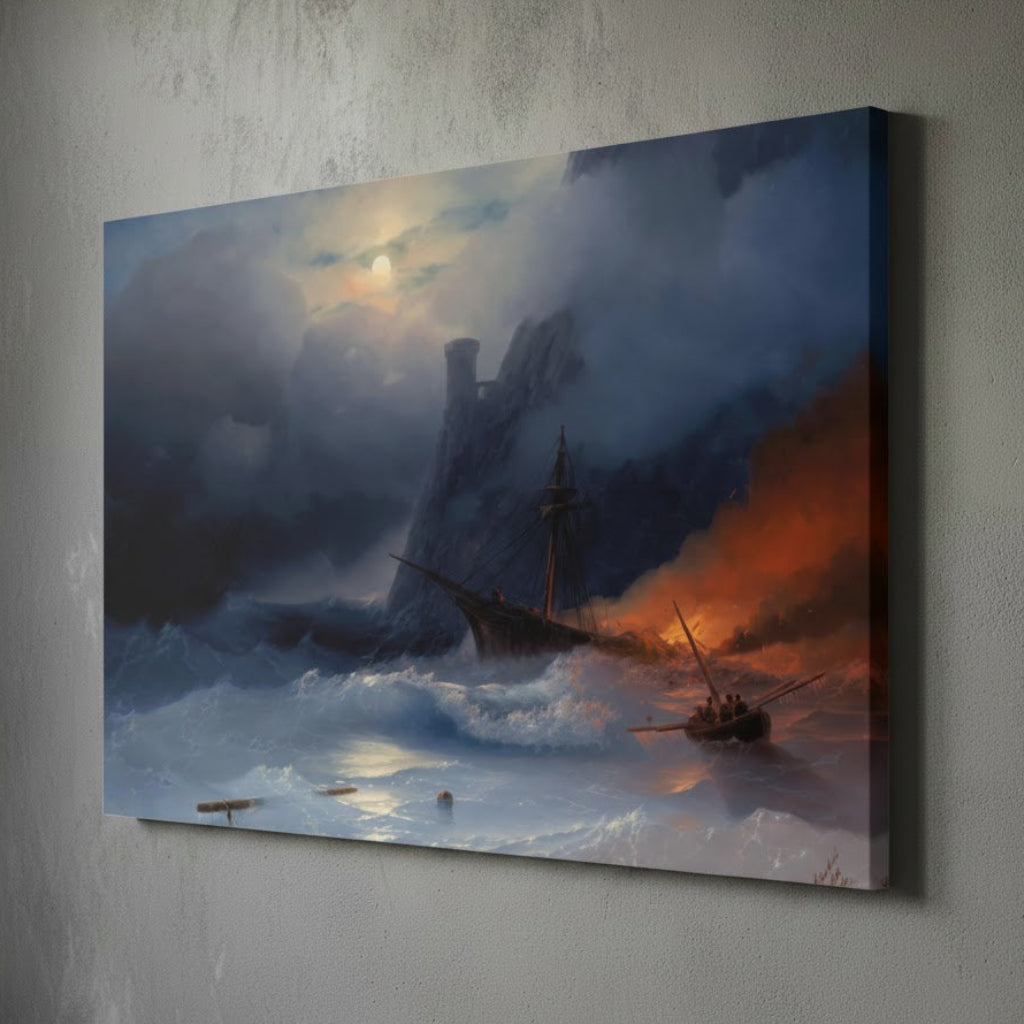 The Tempest – Ivan Aivazovsky (1855) | Canvas Print