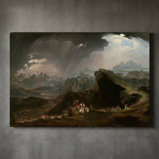 Joshua Commanding the Sun to Stand Still – John Martin (1825) | Canvas Print