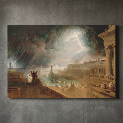 The Seventh Plague of Egypt - John Martin (1823) | Canvas Print