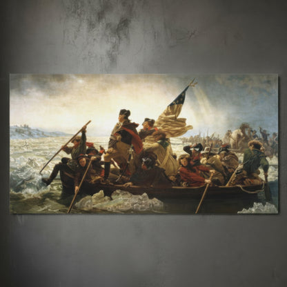 Washington Crossing the Delaware – Emanuel Leutze (1851) | Canvas Print