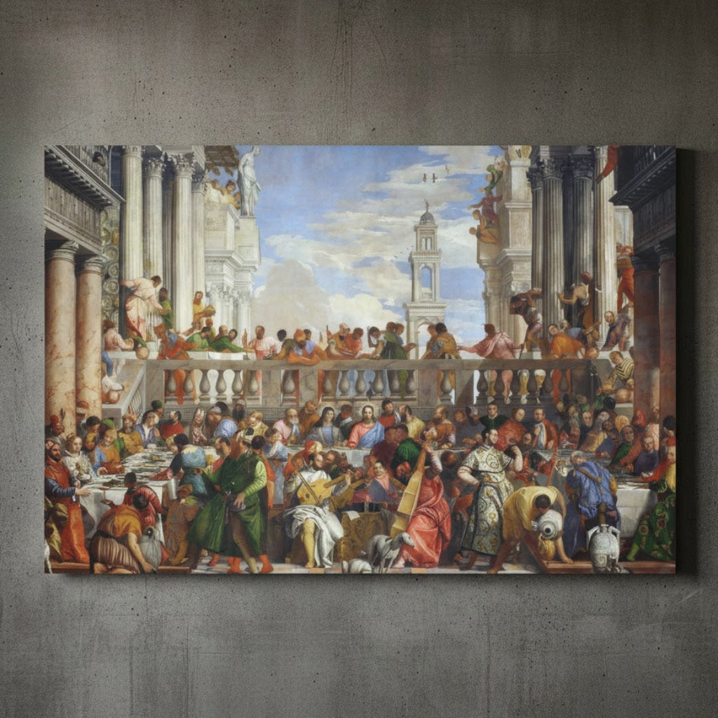 The Wedding at Cana - Paolo Veronese (1563) | Canvas Print
