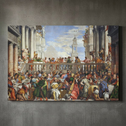 The Wedding at Cana - Paolo Veronese (1563) | Canvas Print
