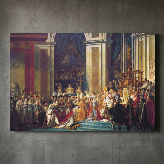 The Coronation of Napoleon - Jacques-Louis David (1807) | Canvas Print