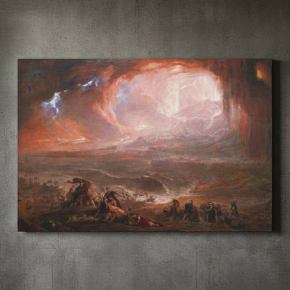 The Destruction of Pompeii and Herculaneum - John Martin (1822) | Canvas Print
