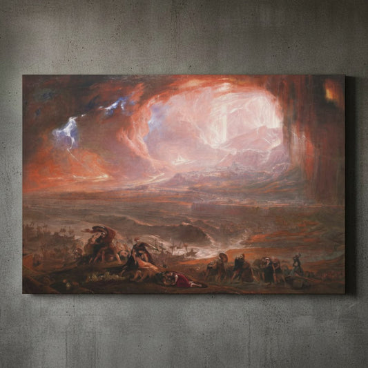 The Destruction of Pompeii and Herculaneum - John Martin (1822) | Canvas Print