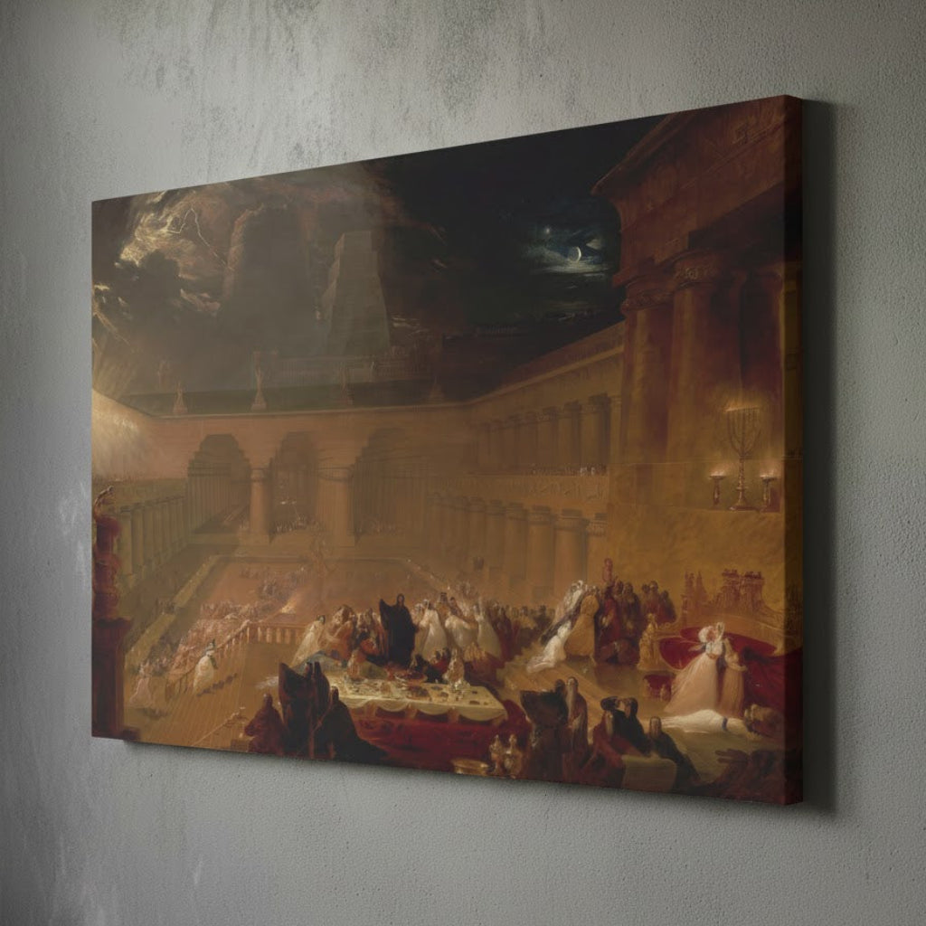 Belshazzar’s Feast – John Martin (1821) | Canvas Print